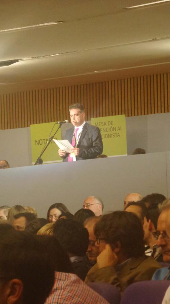 acbbankia's tweet photo. Intervención del Presidente de ACB-BANKIA en la #JuntaBankia http://t.co/60dMV1iFPn