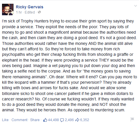 Ricky Gervais Media tweet media