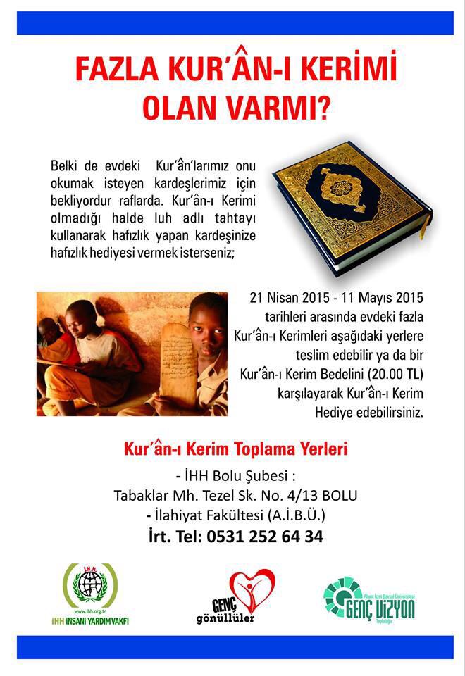 Siz gönül dostlarımızın desteği ile güzel bir yardım projesi başlatmak niyetindeyiz. :)
Desteklerinizi bekliyoruz..