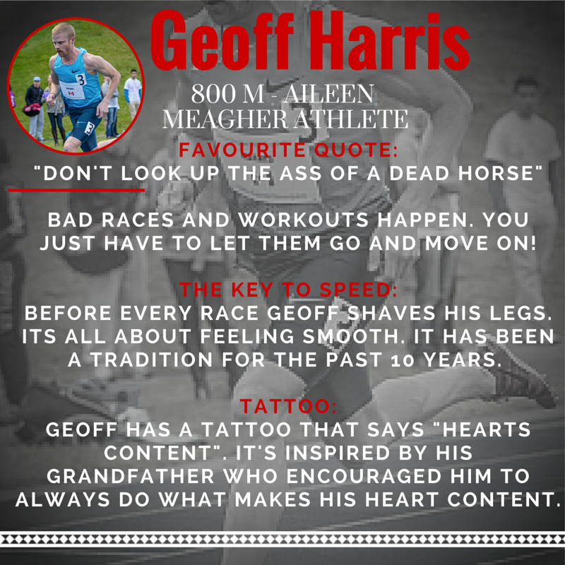AileenMeagherTC's tweet photo. Olympian, Geoff Harris will be at the Meagher this year! #MeagherMonday #Meagher2015 @AthleticsCanada @geoff800 http://t.co/BWvCH5OQhX