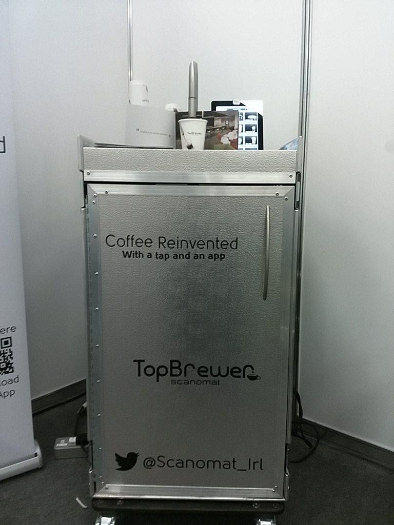 iamWilliamKing's tweet photo. Love @Scanomat_Irl "Simplicity is the ultimate sophistication" msg on their #tapandapp coffee machines @smartbshow http://t.co/8x3boLTyNm