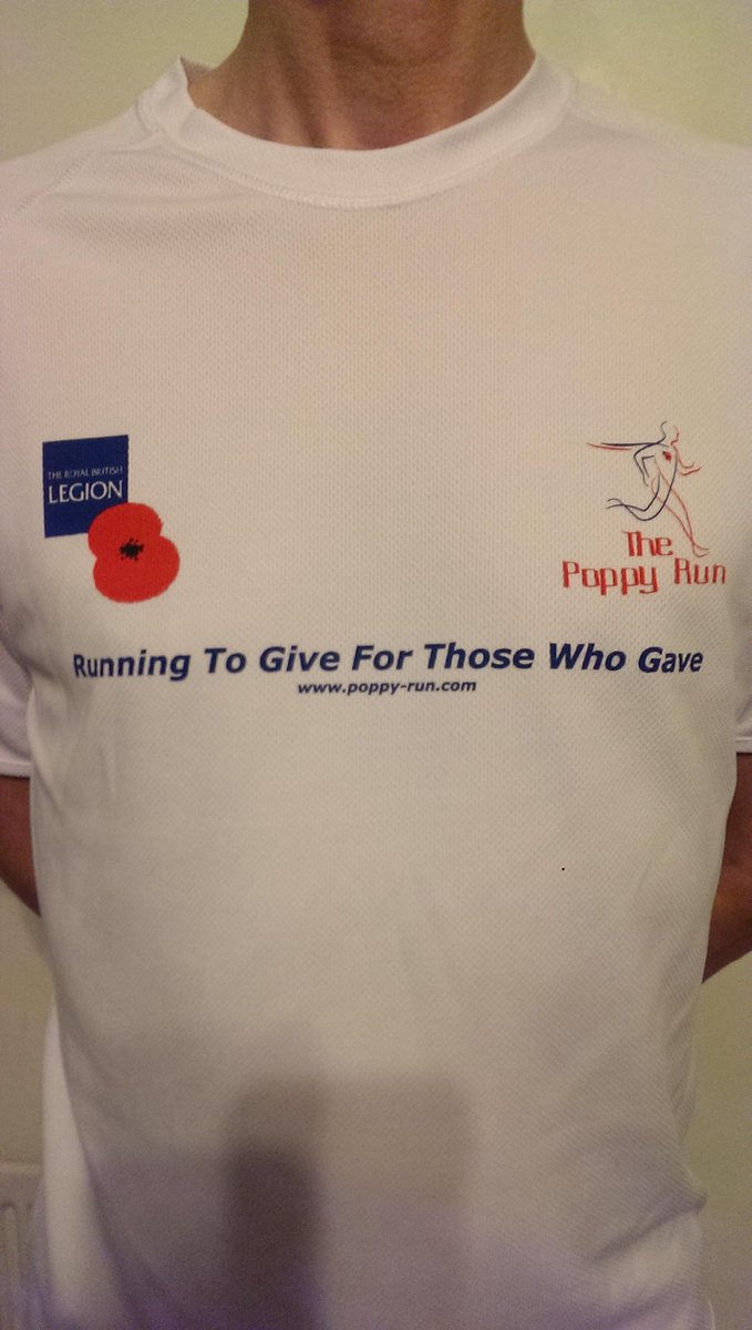 LeeRigbyRun's tweet photo. RT @poppyrun: Large 'Running To Give For Those Who Gave' performance T-shirts now half price!  http://t.co/k6KH6ACWJR http://t.co/fSkO5wTdVY