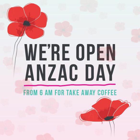 cortillebendigo's tweet photo. Open from 6am this Saturday 25th April #anzacday2015 @BgoAddy @iheartbendigo @ExploreBendigo http://t.co/zsPEk0Lcxs