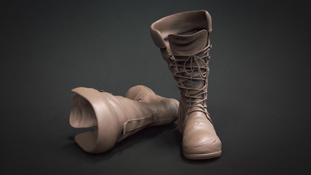 #ZBrush FREE Leather Boots Model with .OBJ and .ZTL files included!
Enjoy! :)
badking.com.au/site/shop/text…