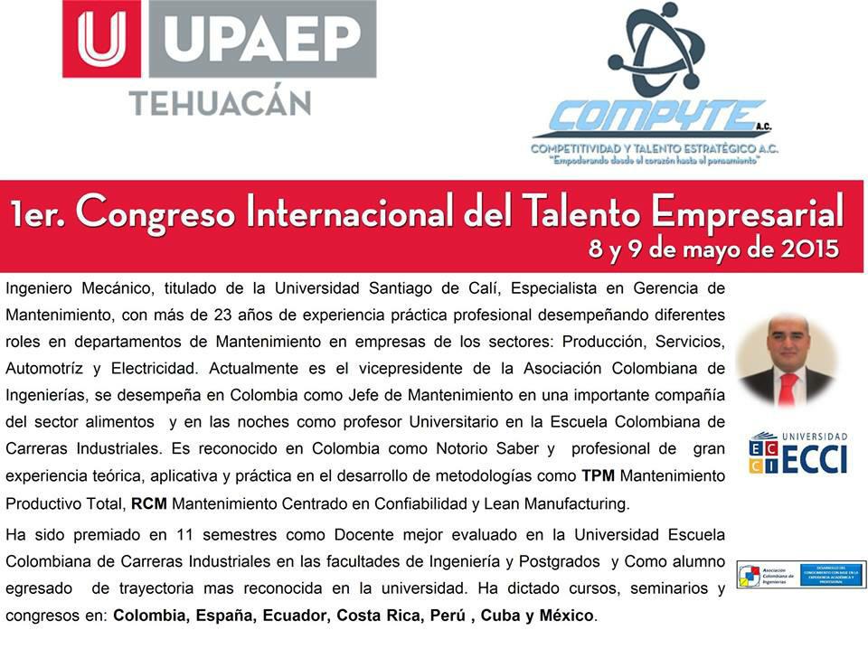 ingenero7's tweet photo. 1 er. CONGRESO INTERNACIONAL DEL TALENTO EMPRESARIAL- MX #UPAED, #COMPYTE @lsexto @ingenero7  @lapjimenez@uriantinoco http://t.co/bqMEyLEhep