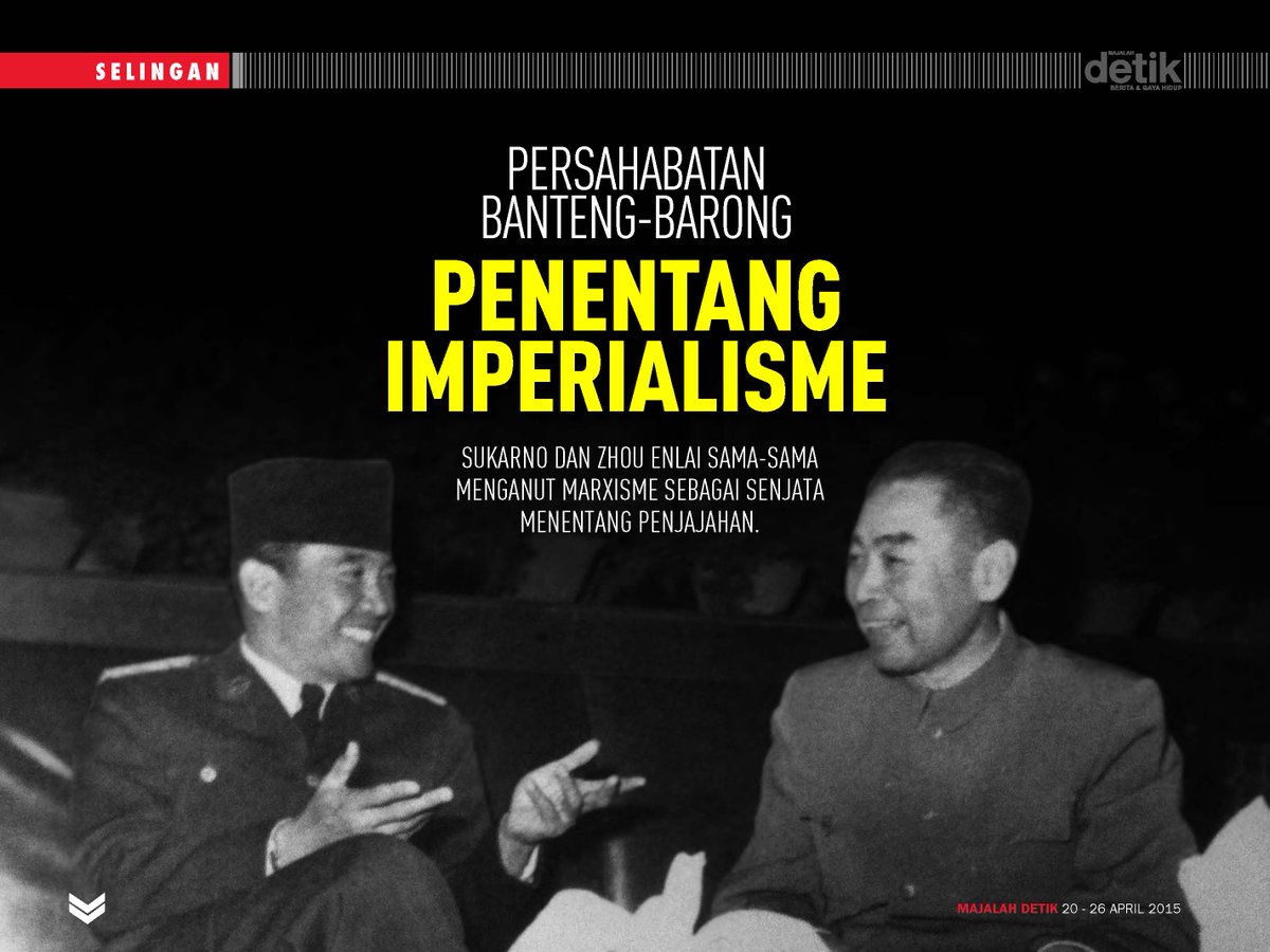 Meski kepanasan Zhou Enlai rela matikan kipas angin agar Bung Karno tak masuk angin detik.id/6T2FAU