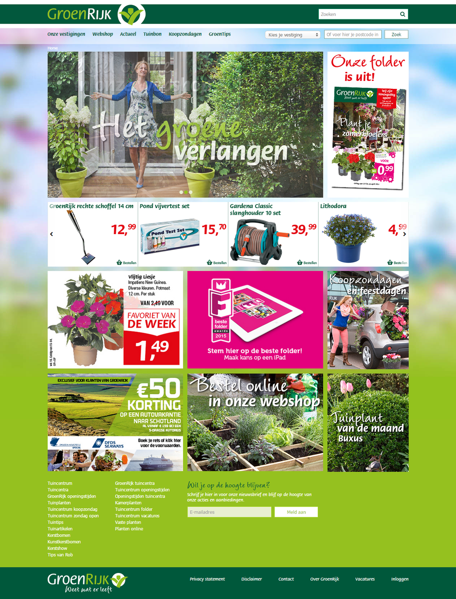 De #GroenRijk #website is vernieuwd! Bekijk hem hier: groenrijk.nl