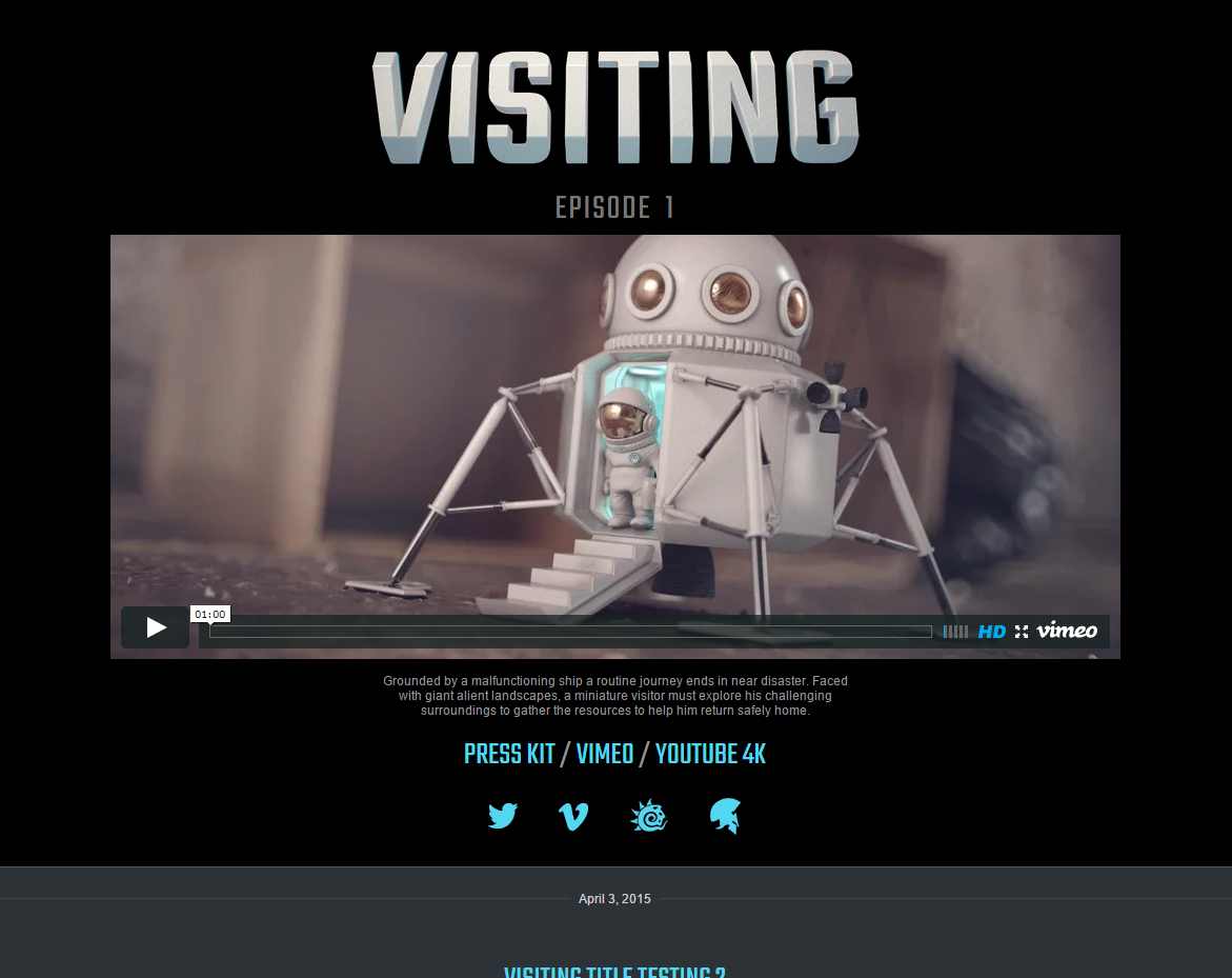 visitingshort's tweet photo. Little update to the site header to include the 4K youtube link. http://t.co/Us16iLiuwT http://t.co/EJhu243P9g