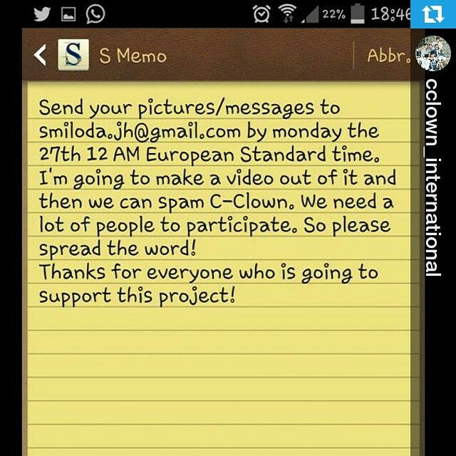 BJane_Yu's tweet photo. Spread the word, guys! #WeSupportCCLOWN #ForeverWithCCLOWN
#crowns #salts #cclown

Repost from cclown_international~ http://t.co/vH8KJA5PCs