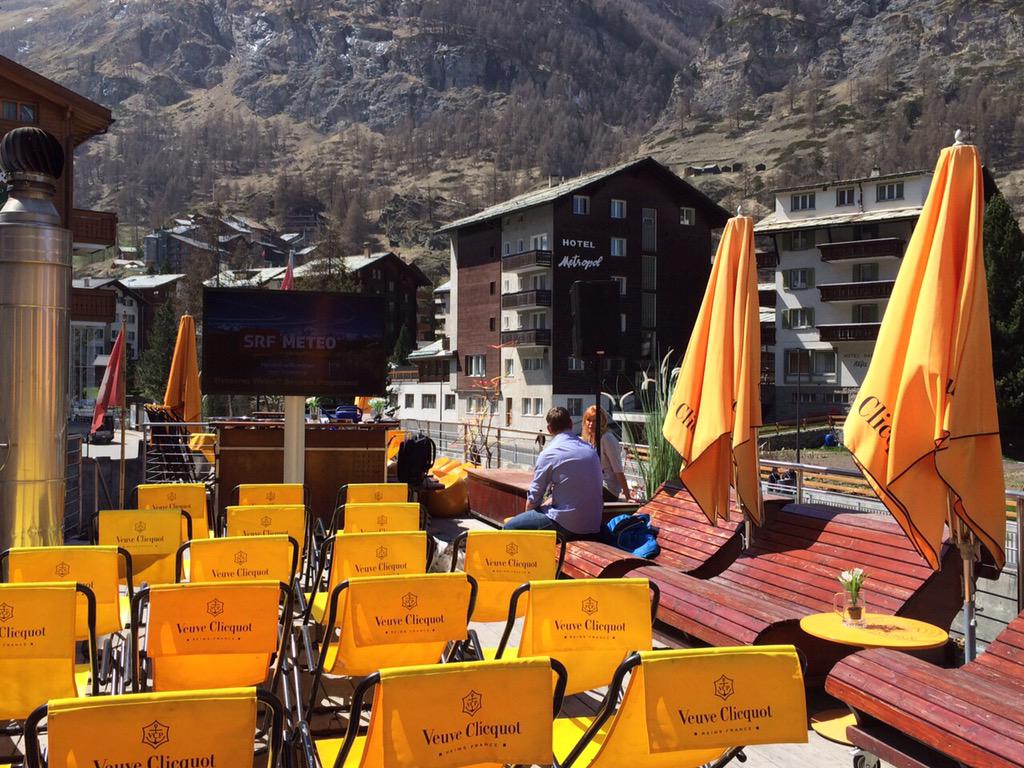Die Break-Out Location für <a href="/Bucheli_Meteo/">Thomas Bucheli</a> ist bereit! #Ferientag15 #Zermatt