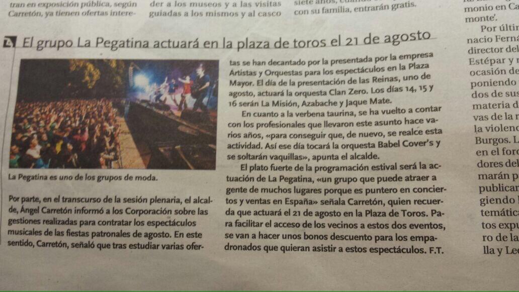Pe_Colon_'s tweet photo. Os dejamos una gran noticia!!! Animaos chicos!! http://t.co/8R5TatPz3X
