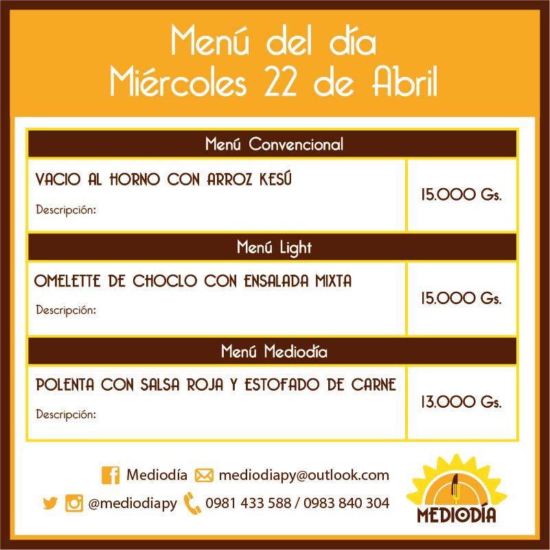 mediodiapy's tweet photo. ¿Ya sabes que almorzas hoy?
¡Estas son nuestras opciones!

#mediodiapy http://t.co/Ew2ZxdnpkT