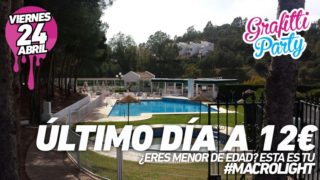 WhyNottheParty's tweet photo. Lo mismo siempre cansa, ¿por qué no algo diferente?
Último día tu entrada para la #GrafittiParty a 12€ #Macrolight http://t.co/Nckl3d0JFY
