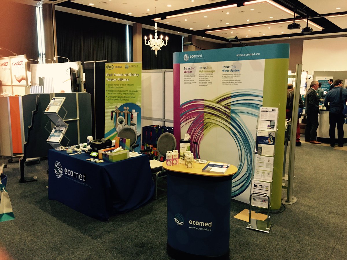 Visit our Belgian Distributor @EcomedServices exhibiting <a href="/VHIGcongres/">VHIG congres</a> to learn about our new Tristel Trace System!
