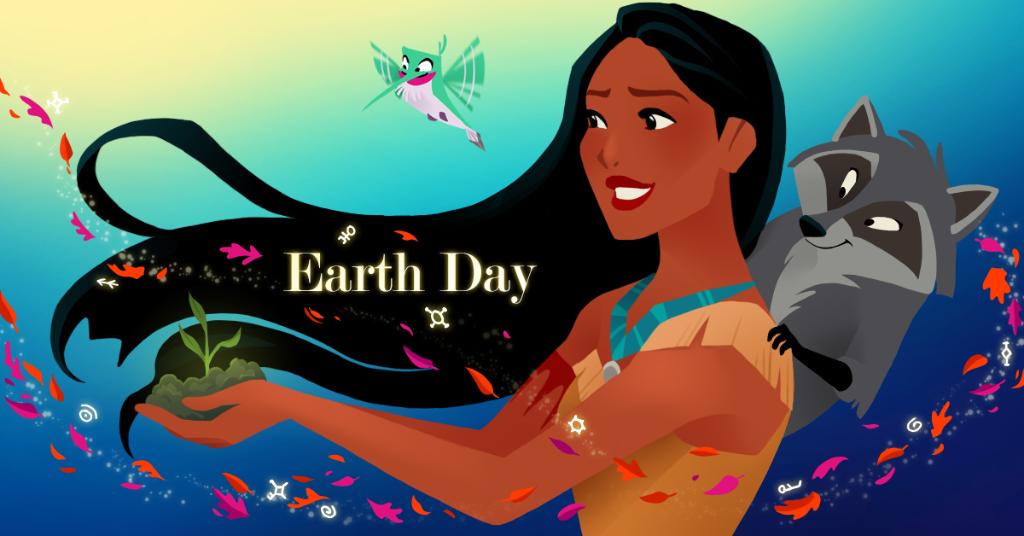 Disney's tweet image. ♫ And we are all connected to each other in a circle, in a hoop that never ends. ♫ #EarthDay
