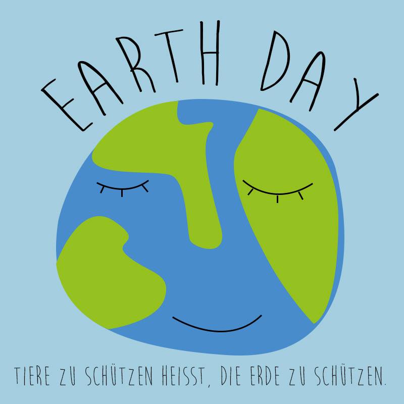 Heute ist #EarthDay! Schützt die Erde durch Recycling, Wasser sparen und eine umweltfreundliche (vegane!) Ernährung.