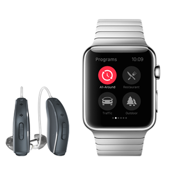 Draag het eerste Smarthoren hoortoestel ter wereld en bedien hem vanaf uw pols met #Smart app op #AppleWatch