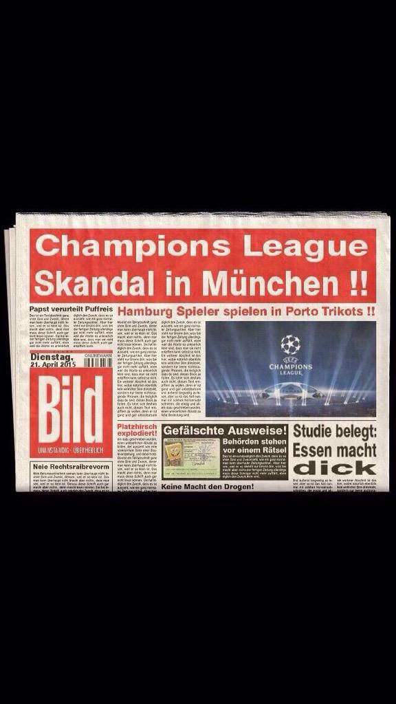 Totolotto's tweet photo. Ich wusste es. Irgendetwas war faul. #FCBPOR http://t.co/qcBFtWIFrV