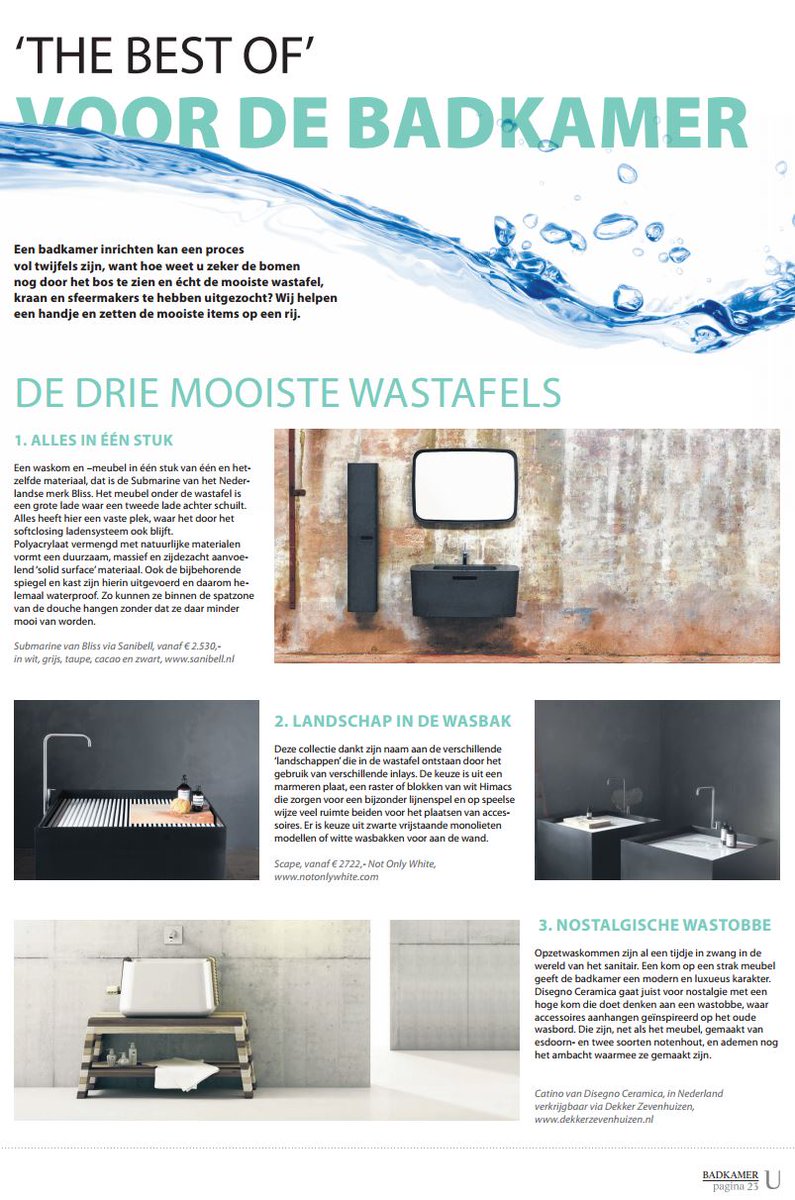 notonlywhite's tweet photo. Article from U-magazine, talking about #interior #design, the #SCAPE, #spring and #summer #trends. #dutch #magazine http://t.co/gyZ5y4qP8B
