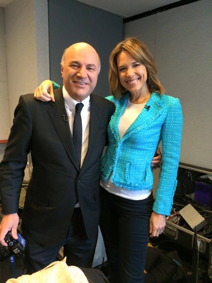 With Mr Wonderful for ABC 20/20 Shark Tank ... Getting ready to shoot