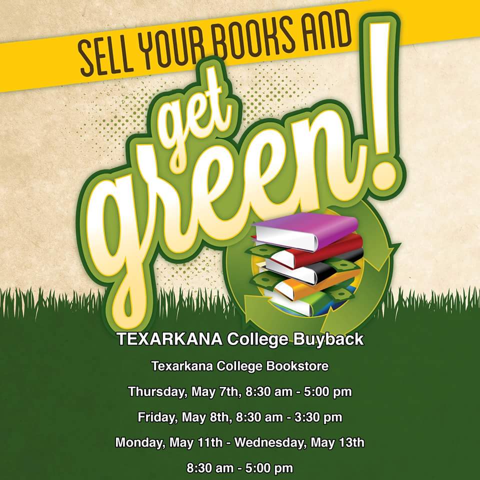 #BookBuyBack  #TexarkanaCollege