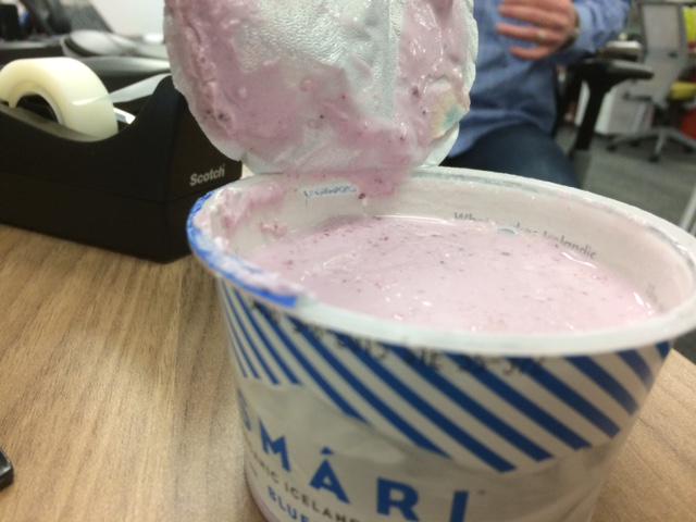 Oh no!  Breakfast ruined.  mold on my <a href="/SmariOrganics/">Smári Organics</a>!  I'm not 'Brave' enough to eat this...