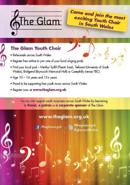 Glam Youth Choir (@glamyouthchoir) on Twitter photo <a href="/Rhydfelen/">YsgolGyfun Rhydfelen</a> please RT, #TheGlam youth choir launches May 2nd in Merthyr, Treforest & Bridgend #supportyouthmusic <a href="/Rhydfelen/">YsgolGyfun Rhydfelen</a> please RT, #TheGlam youth choir launches May 2nd in Merthyr, Treforest & Bridgend #supportyouthmusic