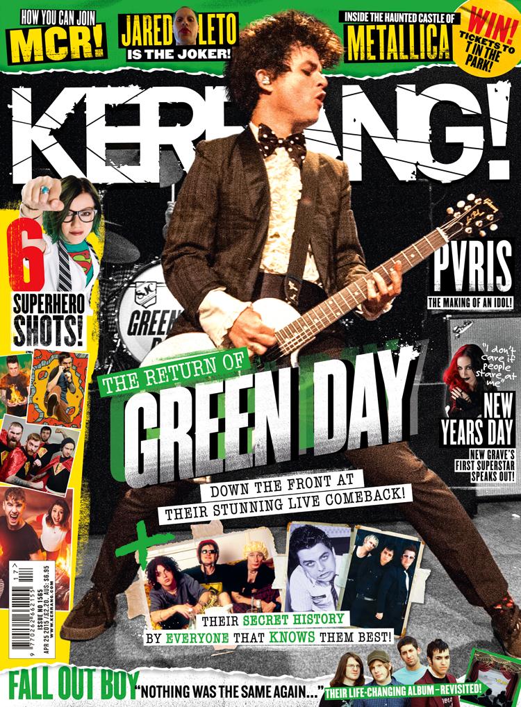 KerrangMagazine's tweet photo. International readers, you can download this week's @GreenDay issue on the App Store: https://t.co/jENrClQwxb http://t.co/3kMNXcfq7v