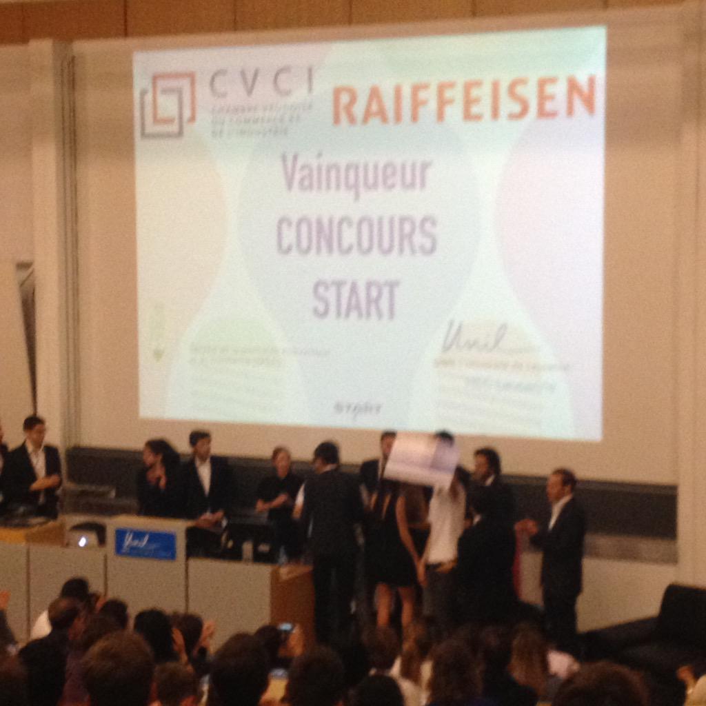 AdoptaFan's tweet photo. Congrats to #technis for winning the #concoursstart - well played ;) #sportsstartups #startuplife #adoptafan http://t.co/aXhsQeFJE6