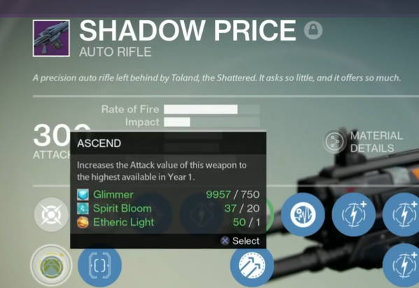 Destiny 2 on Twitter: "Etheric light can be used to upgrade old ...