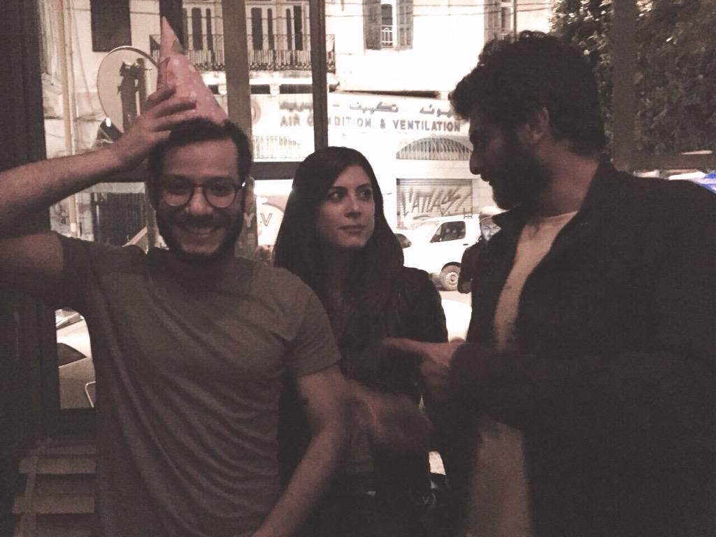 Early happy birthday!!!! @firas__ <a href="/mashrou3leila/">Mashrou' Leila</a> #sadeyes #whiteskin #bigF