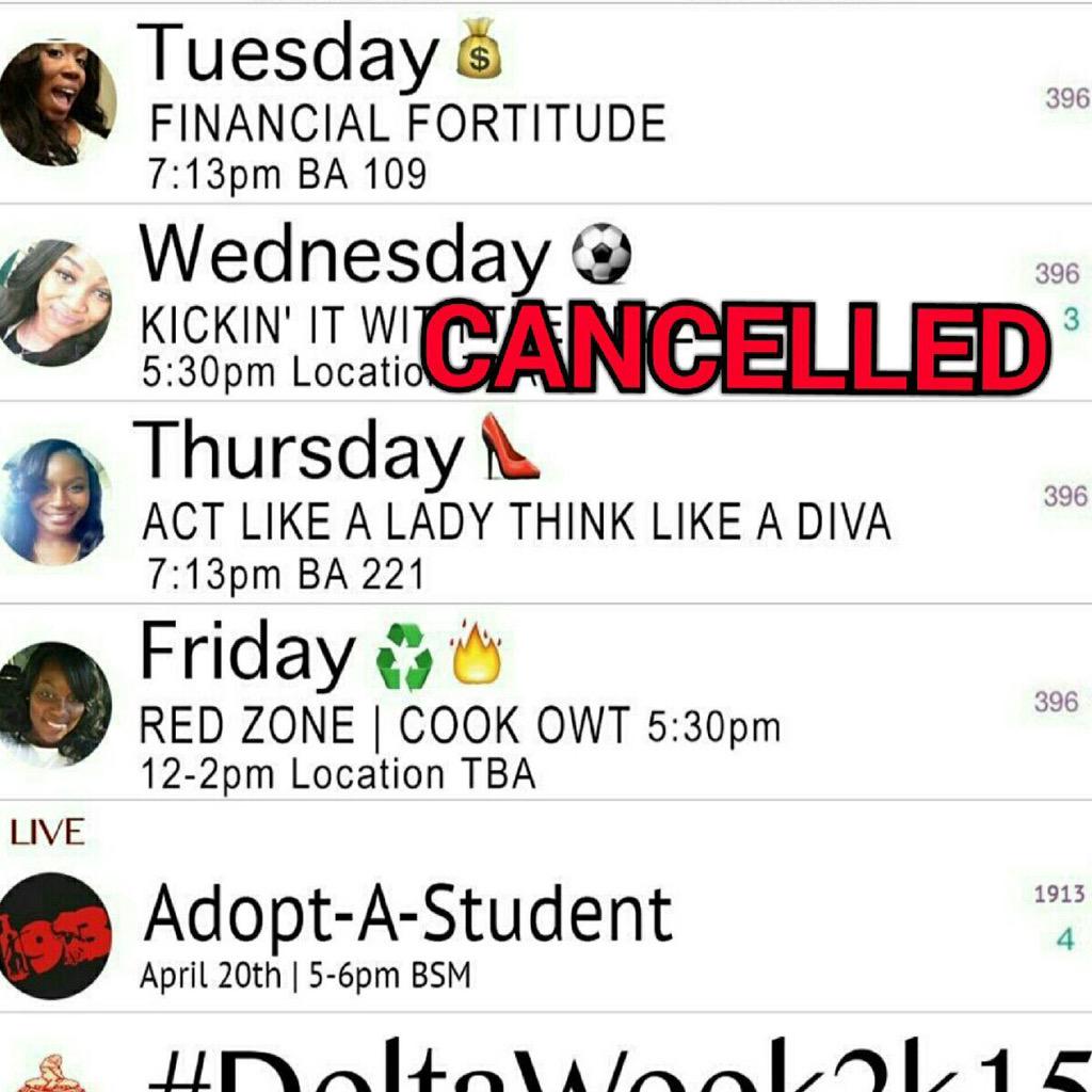 commerce_deltas's tweet photo. Due to the weather "Kickin' it w/ the REDz" has been cancelled. http://t.co/4xKxUZwkyc