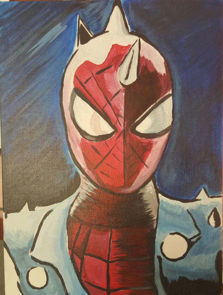 tina_quick's tweet photo. With great power comes no future #spiderpunk #day2progress http://t.co/Zao369UTQK