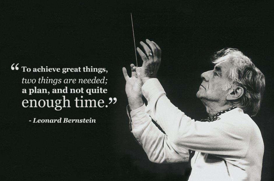 #Bernstein clearly understood the composer's struggle. #CompositionTips #Quote