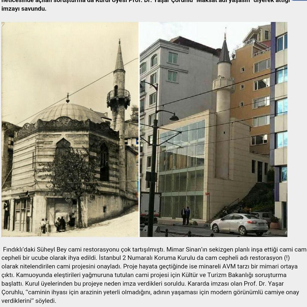 Restorasyon bahane,rant şahane. Mimar Sinan'ın yaptığı caminin restore edilmiş halidir.