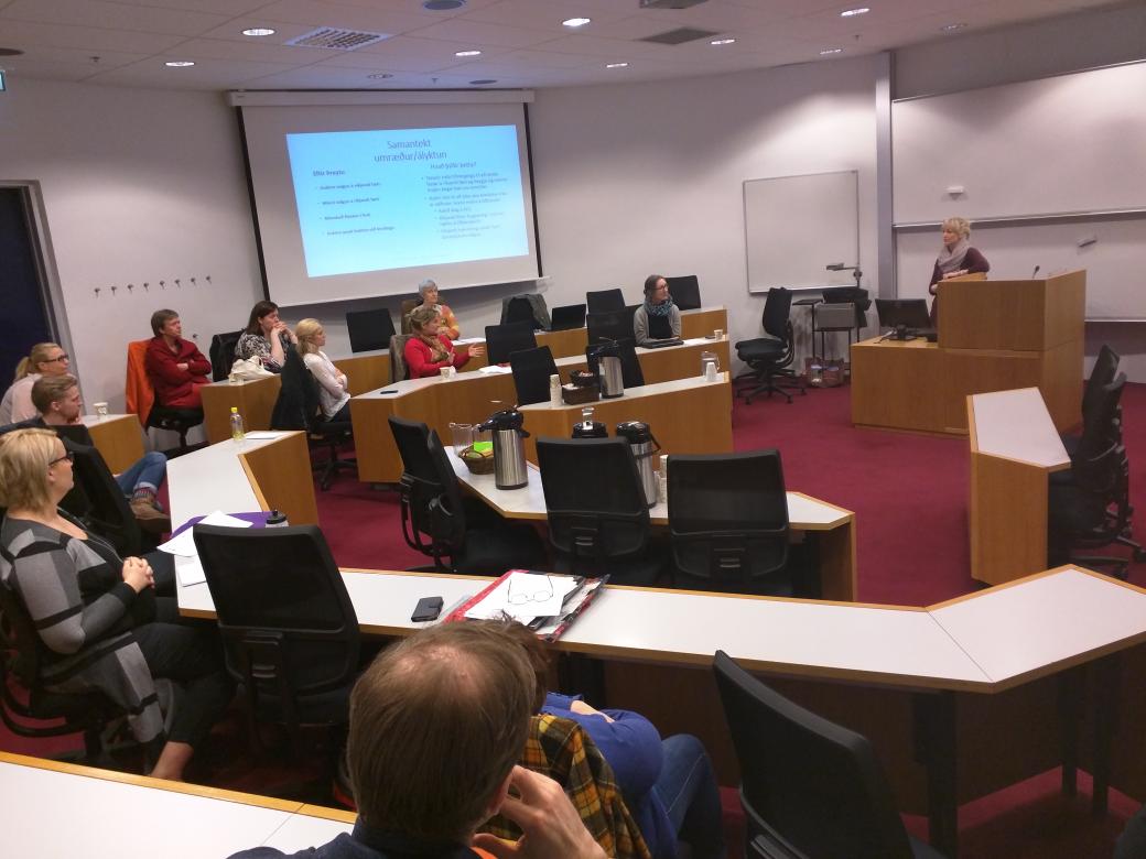 Mjög flottar rannsóknir kynntar á málstofu í hreyfivísindum hjá Háskóla Íslands