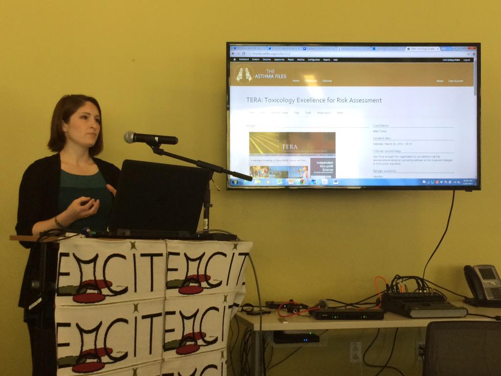 Lindsay Poirier on collaborative research and tagging on The Asthma Files #BuildingDigital #PTW15