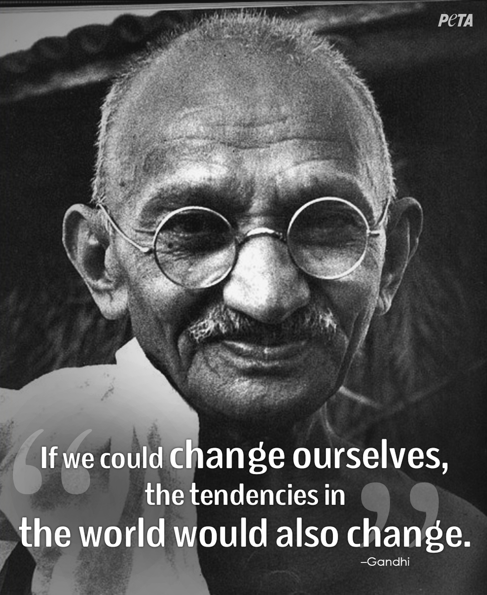 peta's tweet photo. #EarthDay #WednesdayWisdom from Gandhi 💚 http://t.co/XRTxuEZnH8