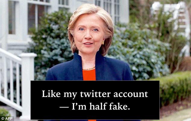 LessGovMoreFun's tweet image. .ICYMI -1/2 of Hillary's twitter followers are fake and/or never tweet? 
dailym.ai/1P0tMxe #YogaPants #CCCOT
