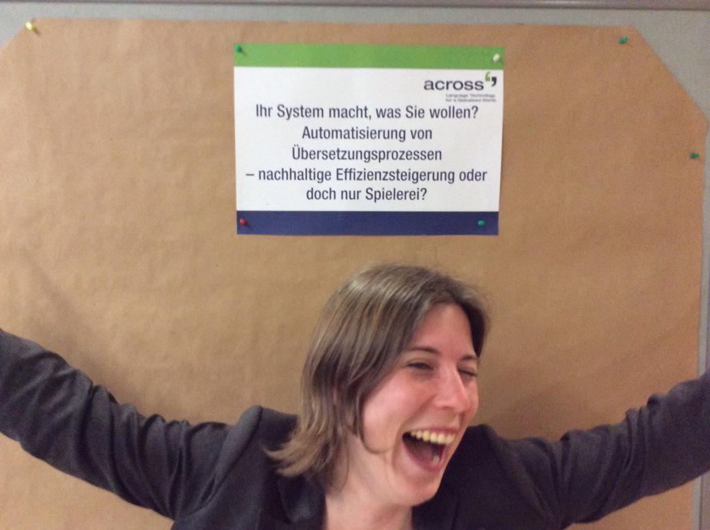 Across_Systems's tweet photo. Unseren Dank an die tolle Organisation, liebe Eva! #techcomm2015 http://t.co/3lQUOAFQrq