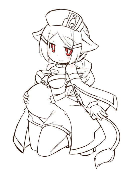 例のナース衣装が可愛かったのでゼロさんにお孕みになっていただきました。 