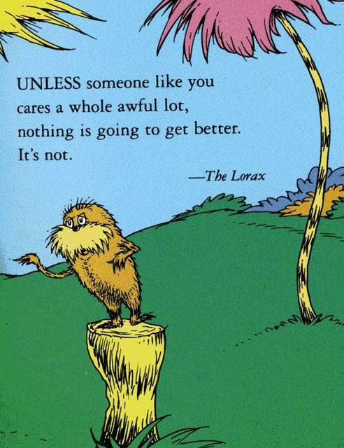 InfluensterCB's tweet photo. Happy #EarthDay Influenster Nation! We love this quote from #TheLorax! Don't you?! http://t.co/IgQSPP4edT