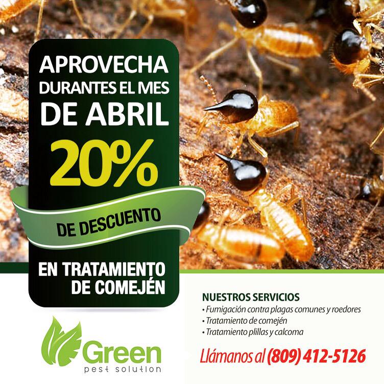 Greenpestrd's tweet photo. No pierdas la oportunidad de sanear tu hogar aprovecha la #oferta #GreenPestSolution #SantoDomingo #Santiago http://t.co/deBYuJLooQ