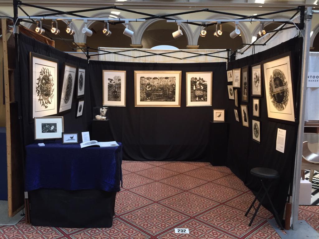 scherenschnitt's tweet photo. Ready for the Smithsonian Craft Show #SCApr23 http://t.co/mMiqIijTSR