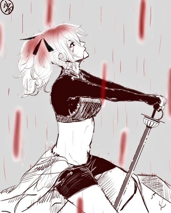 血のtwitterイラスト検索結果 古い順