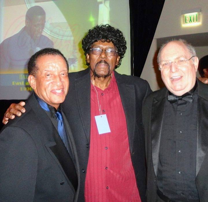Happy Birthday Mel Carter!  L-R: Mel, James Gadson, BV. 