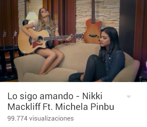 Michela_Blue's tweet photo. Meta de hoy! Llegar a los 100.000 viewers Ya estamos a un paso de lograrlo 99.774🎉🎈 @Nikkimackliff 
@MichelaPinBu 👏 http://t.co/RT158Xdnle