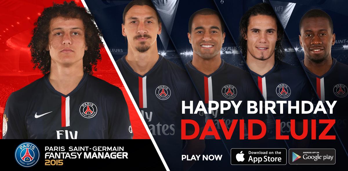 PSG_inside's tweet photo. Signez @DavidLuiz_4 dans votre équipe Fantasy Manager à un prix spécial pour l'occasion ! http://t.co/WrQfcGlv9F http://t.co/rYXzPzKtbx
