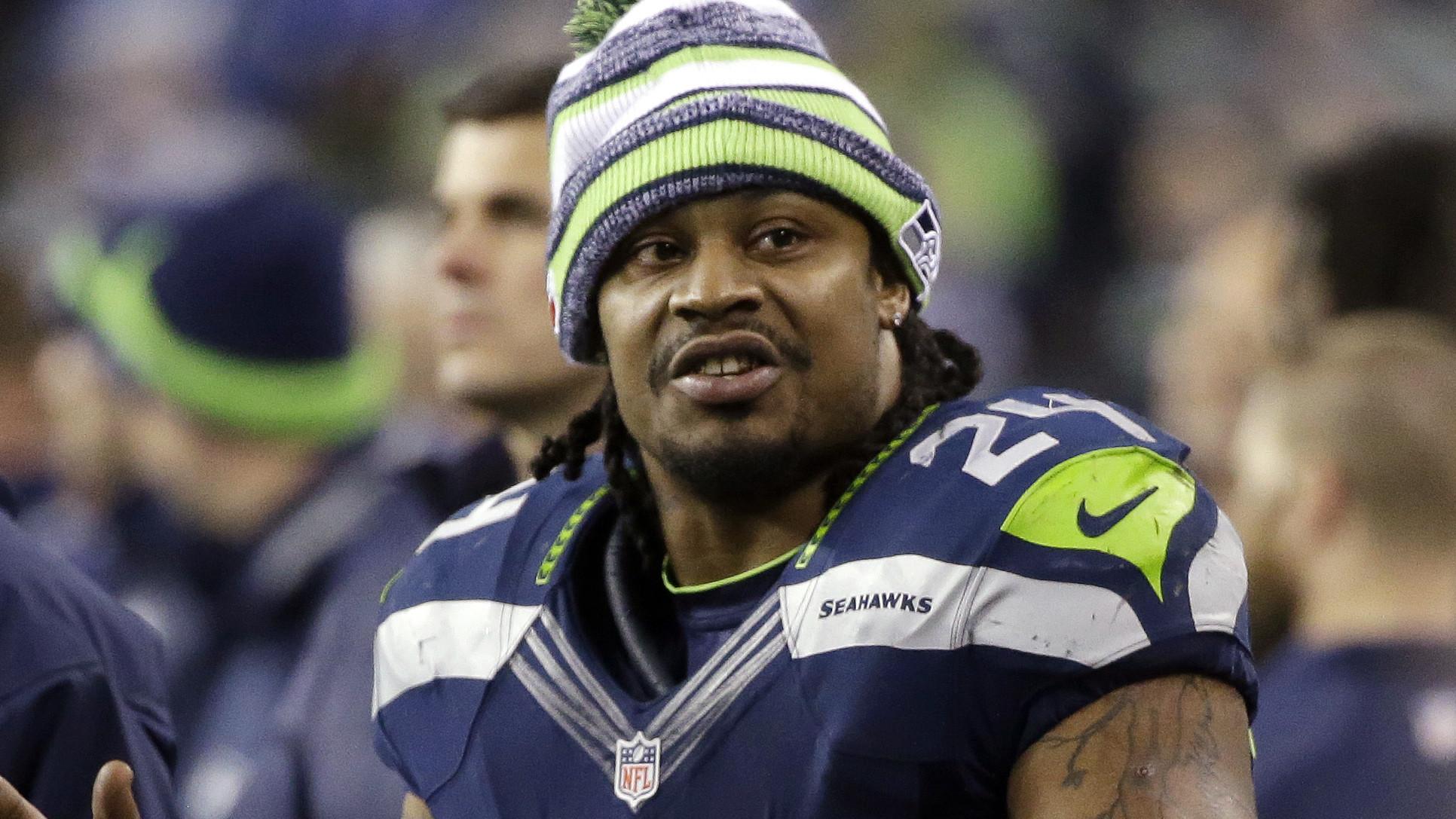 Happy 29th birthday to running back Marshawn Lynch!  