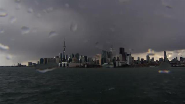 globalnewsto's tweet photo. Timelapse footage shows multiple storms descend on, then leave Toronto in span of an hour  http://t.co/mM9LqNsXG8 http://t.co/2VKTwqAzms